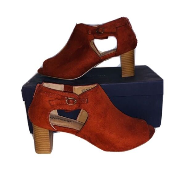 Comfortview Osyka peep toe size 8.5 - Picture 1 of 5